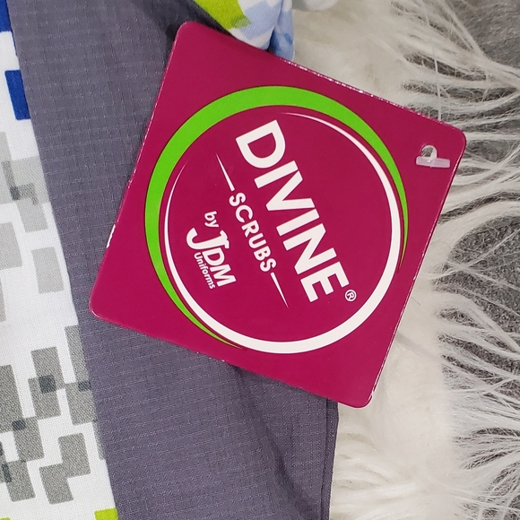 Divine scrubs colorful scrub  top - Picture 2 of 8